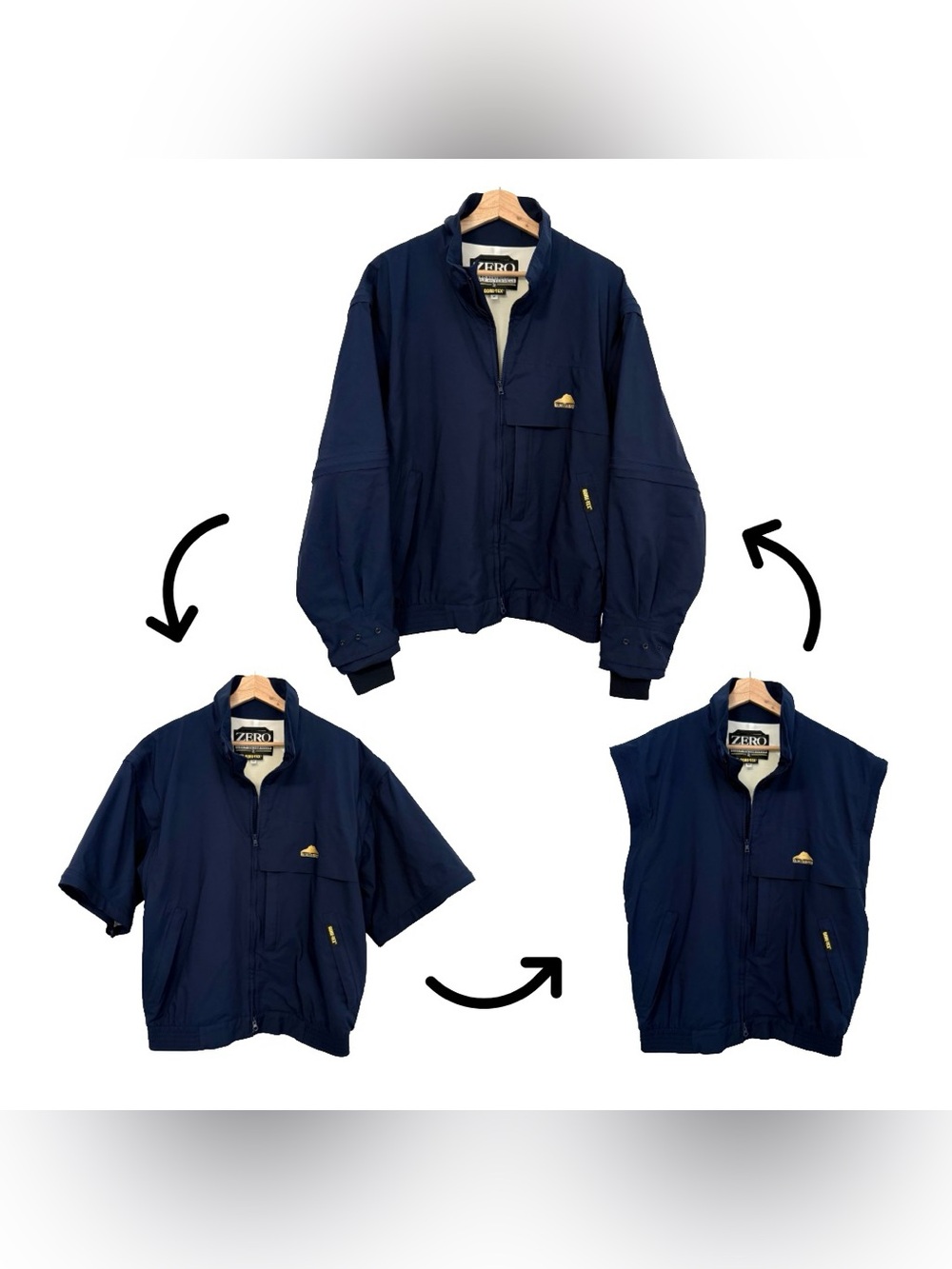 VTG Zero Restriction GORE-TEX Convertible 3-in-1 Full Zip Jacket